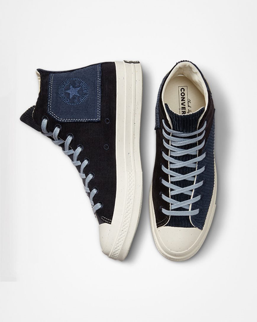 Tenisky Vysoke Converse Chuck 70 Beyond Retro Panske Čierne Námornícka Modrá | SK AKJHB7